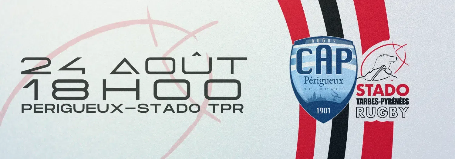 Match Périgueux Stado TPR le 24 août 2024 à 18h